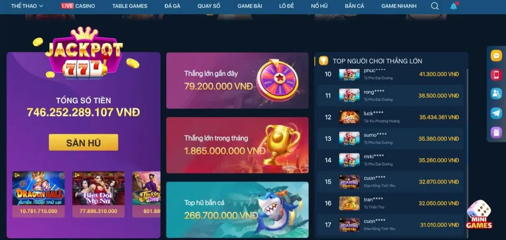 Trò chơi lô đề và bắn cá đổi thưởng tại no789